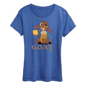 Women's - Disney - Valentino The GOAT Short Sleeve Graphic T-Shirt - 1 of 4