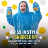 Plushible Sesame Street Cookie Monster Kids Snugible Blanket Hoodie & Pillow - 4 of 4