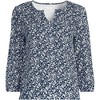 Lands' End Women's 3/4 Sleeve Slub Notch Neck Top - 3 of 3