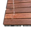 Dolonm 12"x12" Patio Deck Tiles, DIY Module Interlocking Decking Tiles Floor Tile,Easy and Quick Installation Court Tiles - 2 of 4
