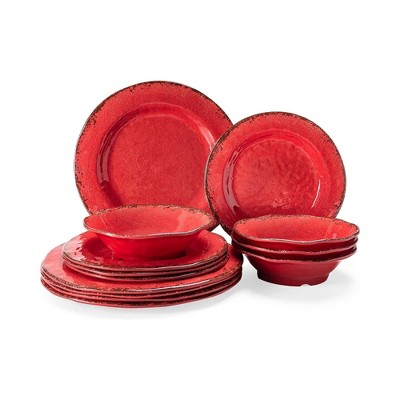 Nebula Vortex Melamine Farmhouse Dinnerware Set