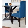 NicBex Round Dining Room Table Set for 4 Morden Dining Room Table with 4 Velvet Chairs and Pedestal Base for Kitchen - 2 of 4