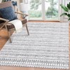 Modern Geometric Living Room Bedroom Area Rugs, Washable Soft Low Pile Floor Carpet with Stripped Lines for Dining Room - 3 of 4