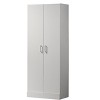 Alara White 60" Height Simplistic Modern Double Door Storage Cabinet - 3 of 4