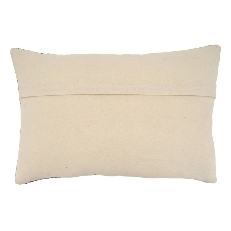 16&#34;x24&#34; Oversized Boho Rug Style Cotton Lumbar Throw Pillow Cover Blue - Saro Lifestyle, 3 of 6