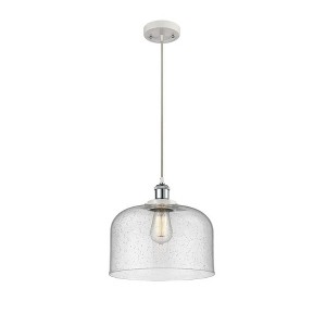 Bell - 1 Light Cord Hung Mini Pendant In Industrial Style-11.38 Inches Tall and 12 Inches Wide - 1 of 1