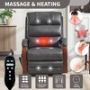 KTMBDW Electric Power Lift Recliner Chair Sofa with Massage and Heat for Elderly, 3 Positions, 2 Side Pockets - 2 of 4