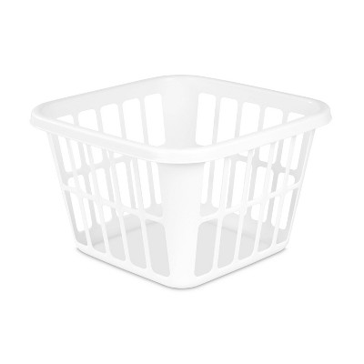 white washing basket