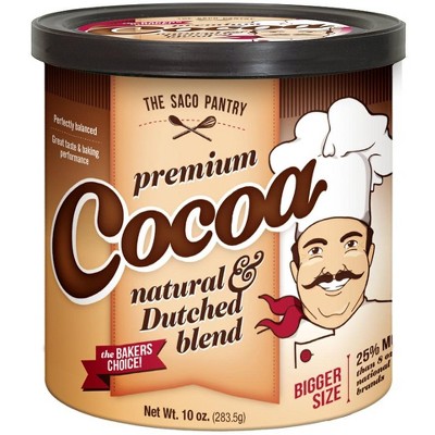 Saco Baking Cocoa Premium - 12 pack, 10 oz