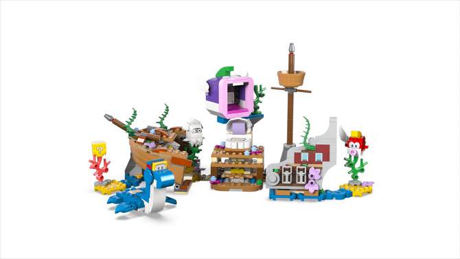 LEGO Super Mario Dorrie&#39;s Sunken Shipwreck Adventure Expansion Set 71432, 2 of 8, play video