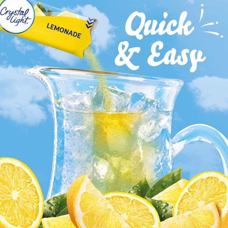 Crystal Light Natural Lemonade Drink Mix - 6pk/0.53oz, 4 of 12