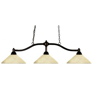 Z-Lite Chance 3 - Light Island Pendant Light in  Bronze - 1 of 1