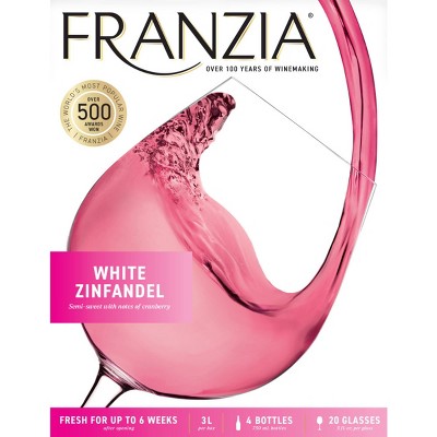 Franzia White Zinfandel Rose Wine - 3L Box