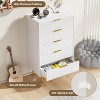 COZONY Fluted Dresser Collection, Wooden Chest of Drawers with Metal Handles, Bedroom Living Room Storage Dresser with Anti-Tip Safety - 4 of 4