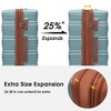 Hardshell Luggage Sets 3 Pieces 20'' 24'' 28'' Expandable Spinner Suitcase Lightweight Luggage Set With TSA Lock - 3 of 4
