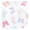 Hudson Baby Infant Girl Rayon from Bamboo Washcloth Bundle, Butterflies, One Size - 2 of 4