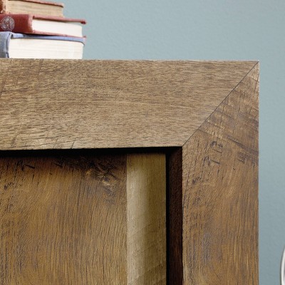 Craftsman Oak Brown Desk with Filing Cabinet and Drawer