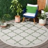 Bermuda BMU810 Machine Washable UV & Stain Resistant Non-Shedding Power Loomed Indoor/Outdoor Rugs - Safavieh - 2 of 4