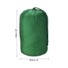 Unique Bargains Sleeping Bag Storage Drawstring Dust Waterproof Stuff Sack Purple - 2 of 4