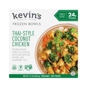 Kevin's Natural Foods Frozen Gluten Free Thai-Style Coconut Chicken - 9.5oz - 1 of 4