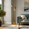 Hudson and Canal 3-Light Floor Lamp with Metal Shade - 4 of 4