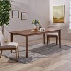 Sapphtopaz Dining Table Kitchen Table Modern Rectangle Dining Table with Wooden Legs Dining Room Table for Kitchen, Dining Room - 2 of 4