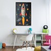 Stupell Industries Blast Off Rocketship Framed Giclee Art - 3 of 4