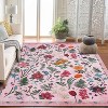 Fulvari Colorful Color Floral Door Mat Indoor Entrance Non-Slip Soft Oriental Vintage Carpet Kitchen Entryway Bedroom Corridors Indoor - 4 of 4