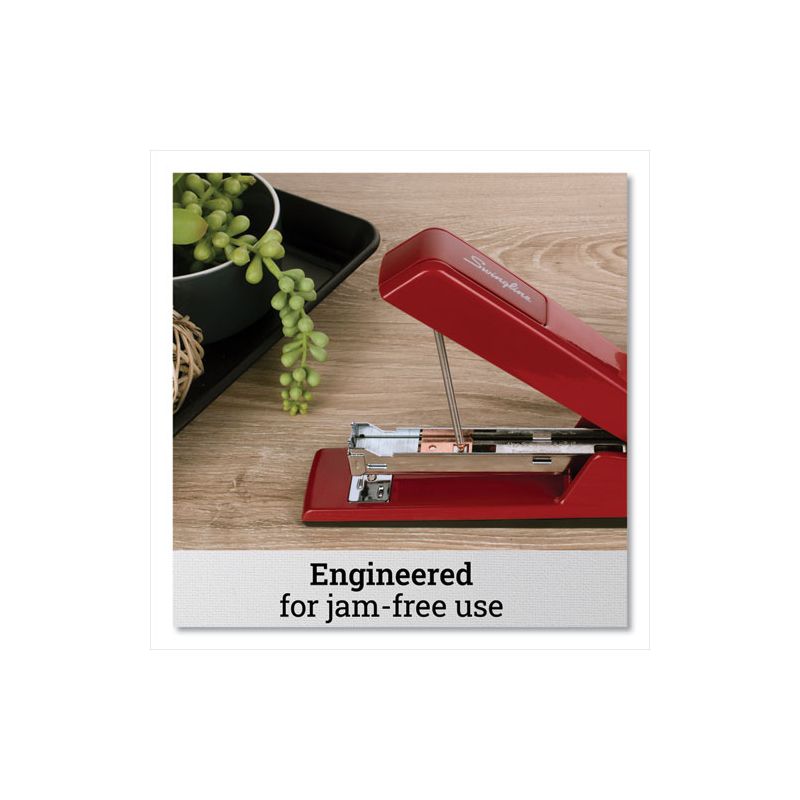 Swingline 747 Classic Full Strip Stapler, 30-Sheet Capacity, Lipstick Red, 4 of 8