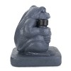 GDFStudio Fredrico 55lbs Outdoor Resin Frog Umbrella Base, Gray - 4 of 4