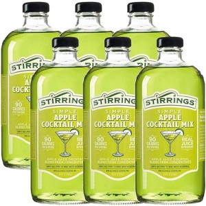 Stirrings Simple Apple Cocktail Mix 750ml Bottles - Real Juice No Preservatives - 90 Calories - Drink Mixer - 1 of 4