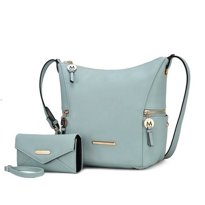 MKF Collection Lux Vegan Leather Women’s Hobo Bag with Wallet by Mia K