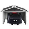 vidaXL Garden Shed Anthracite Galvanized steel Medium Durable - 3 of 4