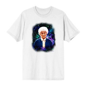 Golden Girls Sophia Galaxy Headshot Crew Neck Short Sleeve Men's T-shirt - 1 of 2