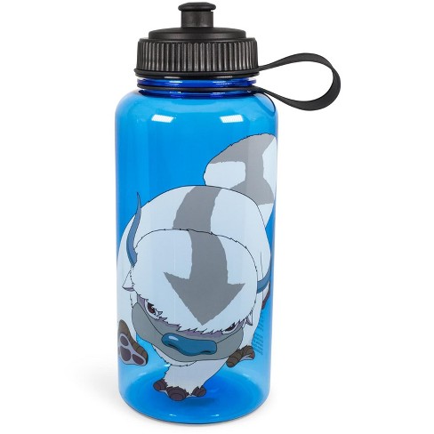 Silver Buffalo Teenage Mutant Ninja Turtles Water Bottle With Flip-Up Straw  | Holds 20 Ounces