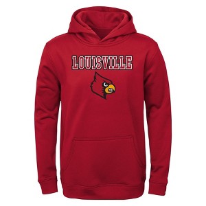 NCAA Louisville Cardinals Boys' Poly Hooded Sweatshirt - 1 of 1