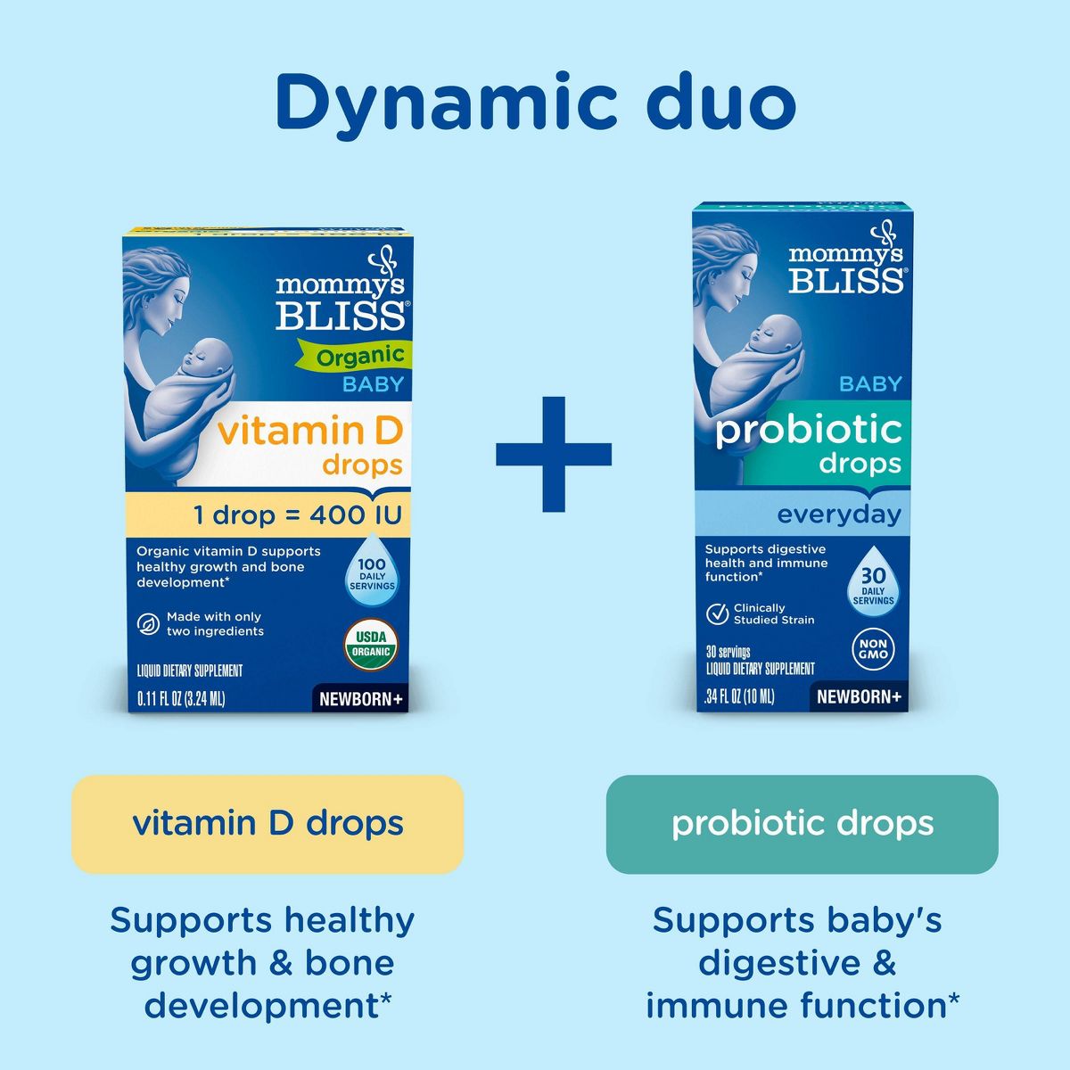 Mommy's Bliss Baby Organic Vitamin D Drops - 0.11oz (100 Servings) - thumbnail 7