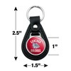 Gonzaga University Bulldogs Black Leather Keychain - 2 of 4