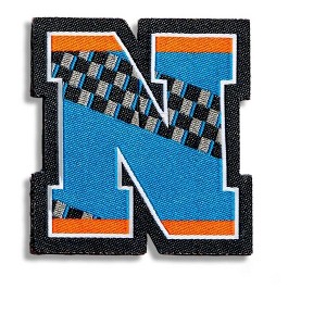 Rabble Alphabet Patch - N - 1 of 1