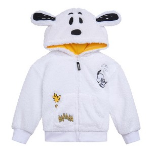PEANUTS Cozy Faux Sherling Cosplay Hoodie Toddler - 1 of 4