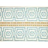 Jungalow Hypnotic Shower Curtain Blue : Microfiber, Machine Washable, Non-Slip Backing - 2 of 4
