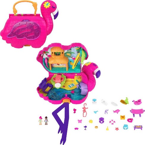 Polly Pocket Flamingo Party Playset - image 1 of 4