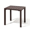 Crestlive Products Aluminum Outdoor Side Table Pool Lounge Chair Side Table Weather Resistant Small Square Coffee End Table - 4 of 4