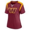 NFL Washington Commanders Women's Short Sleeve Lace Up V-Neck Fashion Jersey - image 2 of 3