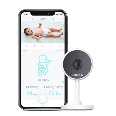 Sense-U Smart Camera Baby Monitor with 1080P HD Video, 2-Way Talk, Night Vision, Motion Detection