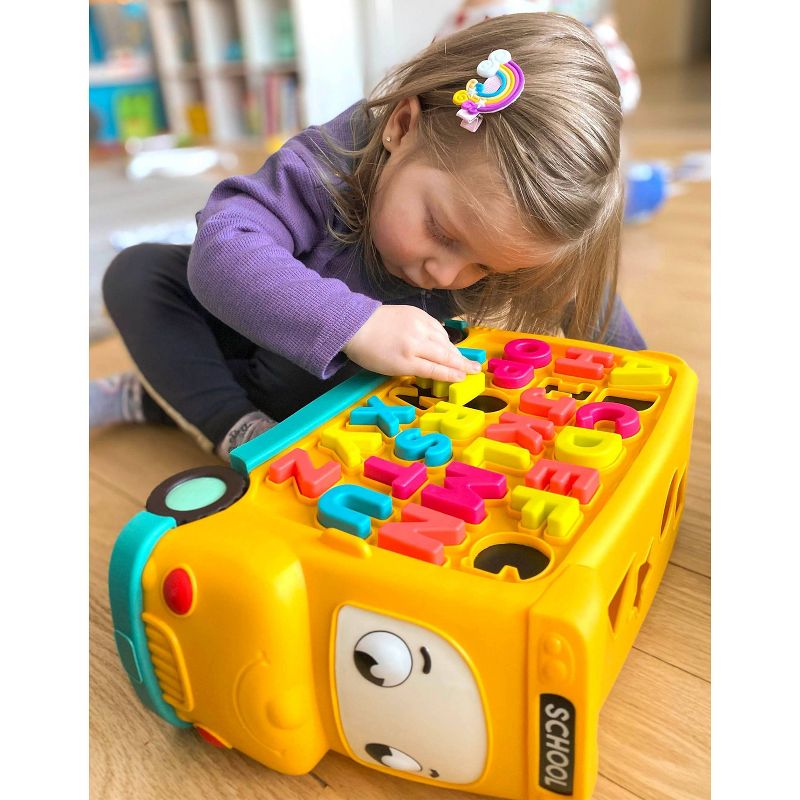 B. toys Educational Toy School Bus &#38; Alphabet Pieces AlphaBus, 3 of 9