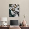 Art Remedy Hidden Golden Butterflies in Emerald Gold Fashion Wall Art Unframed - 2 of 4