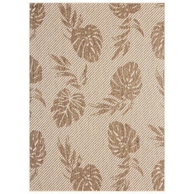 7'10" x 10'2" Palm Indoor/Outdoor Rug Beige/Brown - Tommy Bahama