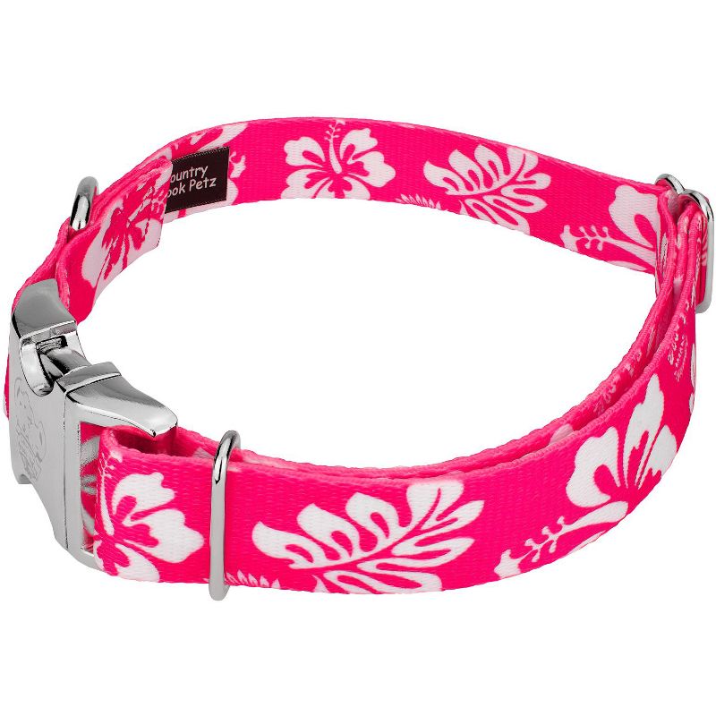 Country Brook Petz Premium Pink Hawaiian Dog Collar, 4 of 7