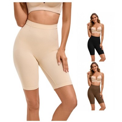 INSPIRE CHIC 3 Pcs Women's Butt Lifter Thigh Slimmers High Elasticity Control Waist Panties